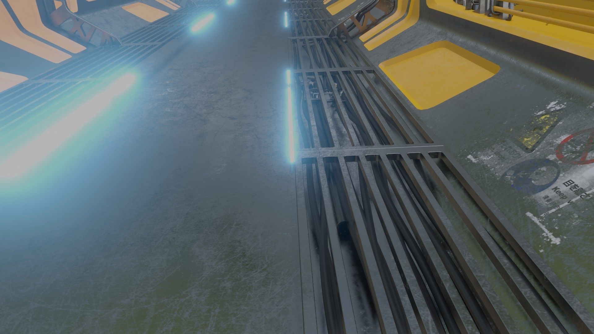 scifi corrido made with blender 3D model_7