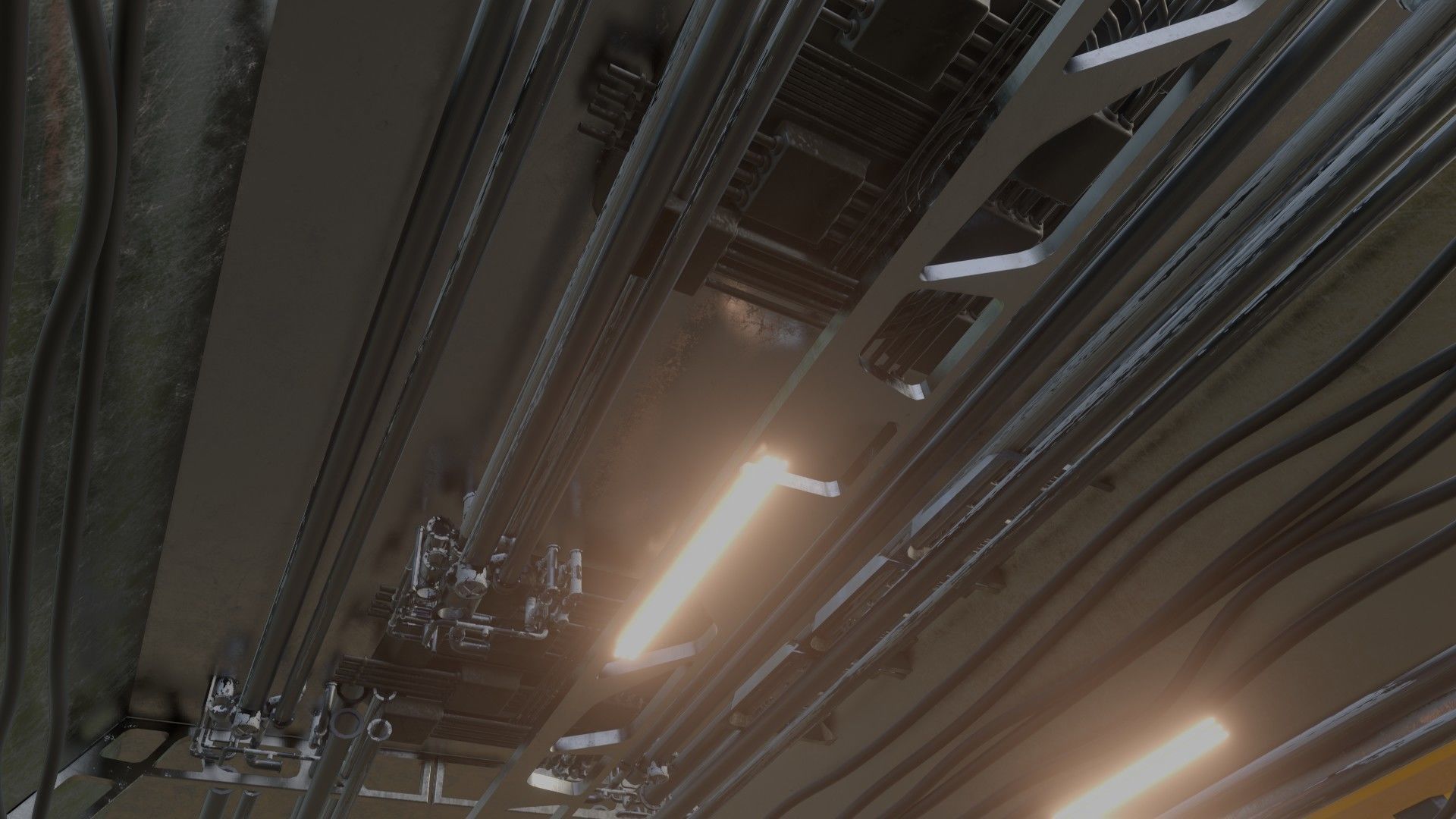 scifi corrido made with blender 3D model_3