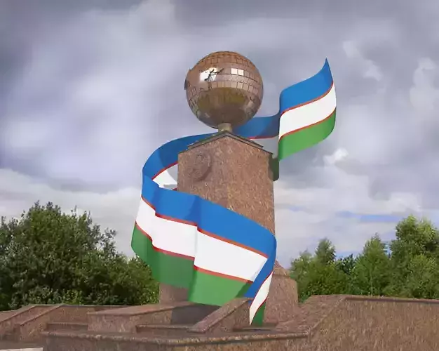 Uzbekistan Mustaqillik Independence monument 3D Texture