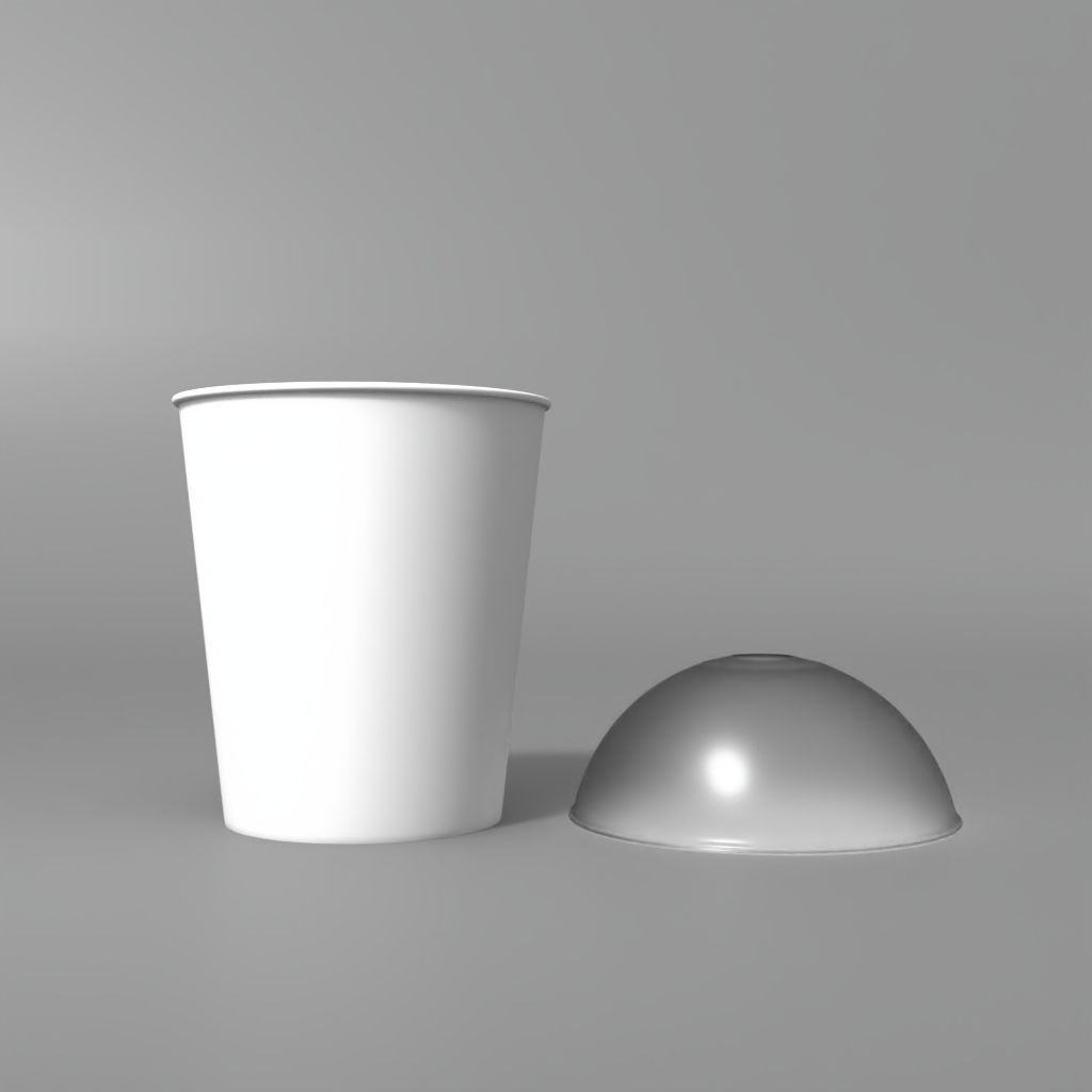 Paper cup for food free 3D model | CGTrader
