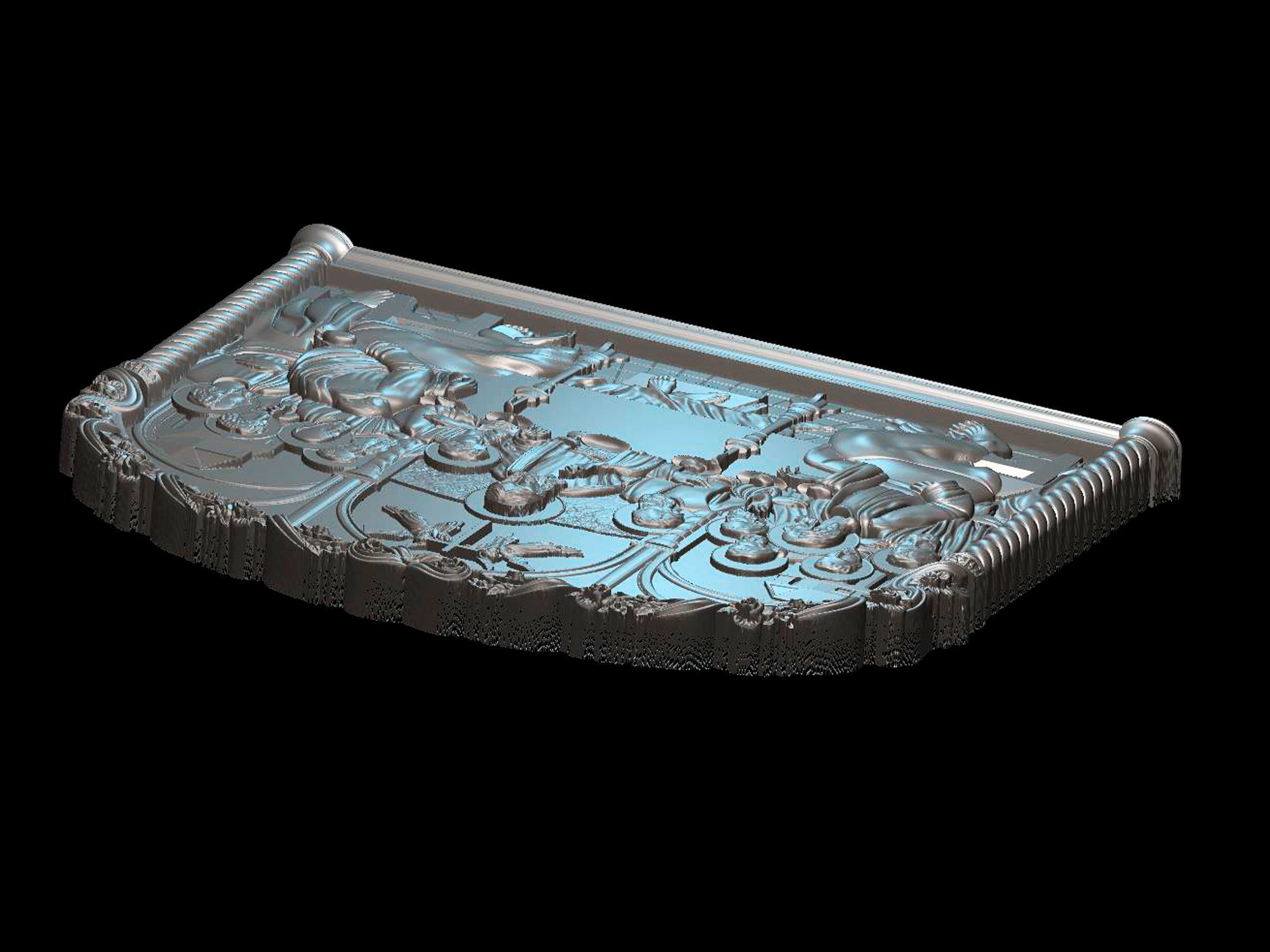The Last Supper 3d model for cnc machines and 3d printers 3D print model_4