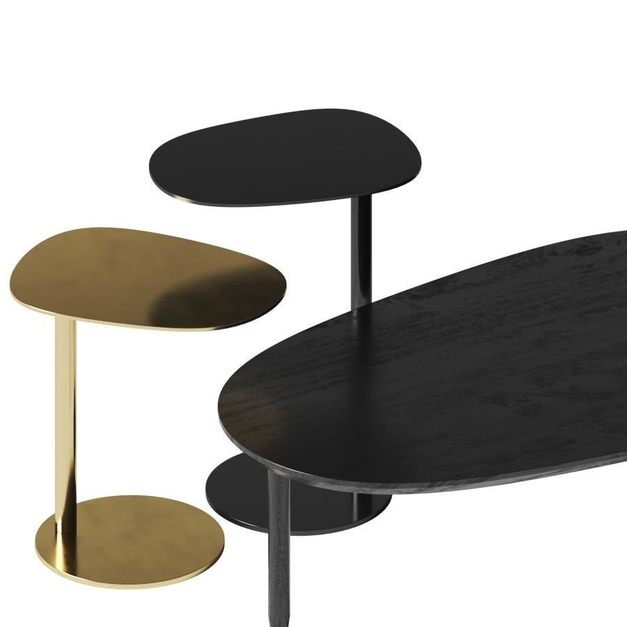 Swole Side Tables by Blu Dot 3D model_3