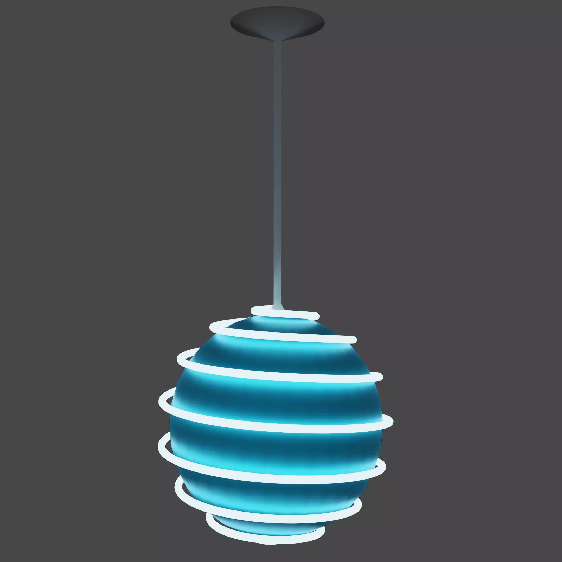 Spherical Chandelier for interier or street 3D model