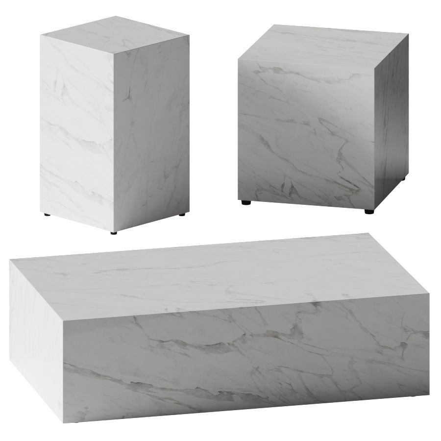 Plinth Coffee Table by Norm Architects from Menu 3D model_1