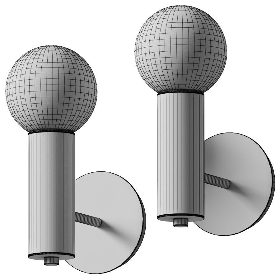 Divine-light Favorite 2749-1W - Sofa Light 3D model_2