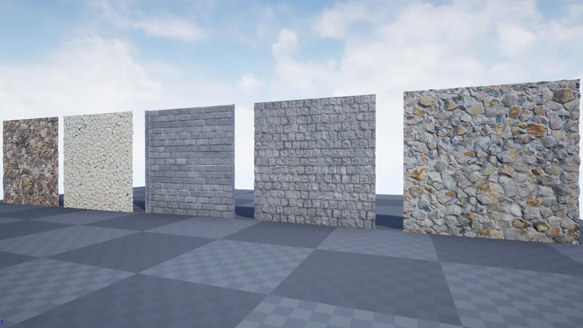 Wall rock 8k Vol 1 UE4 3D model_1