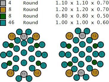 Pineapple pair of gold and diamond earrings 3D print model_4