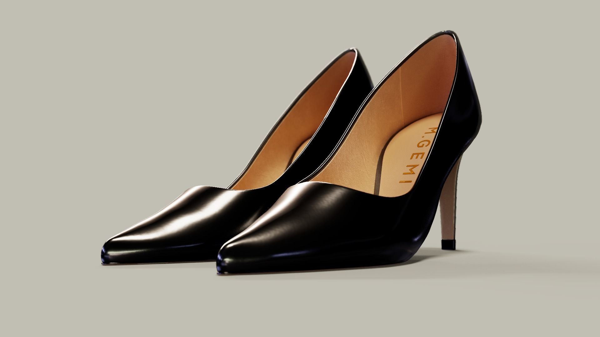 The Esatto 90mm 3D Model  Low-poly 3D model_10