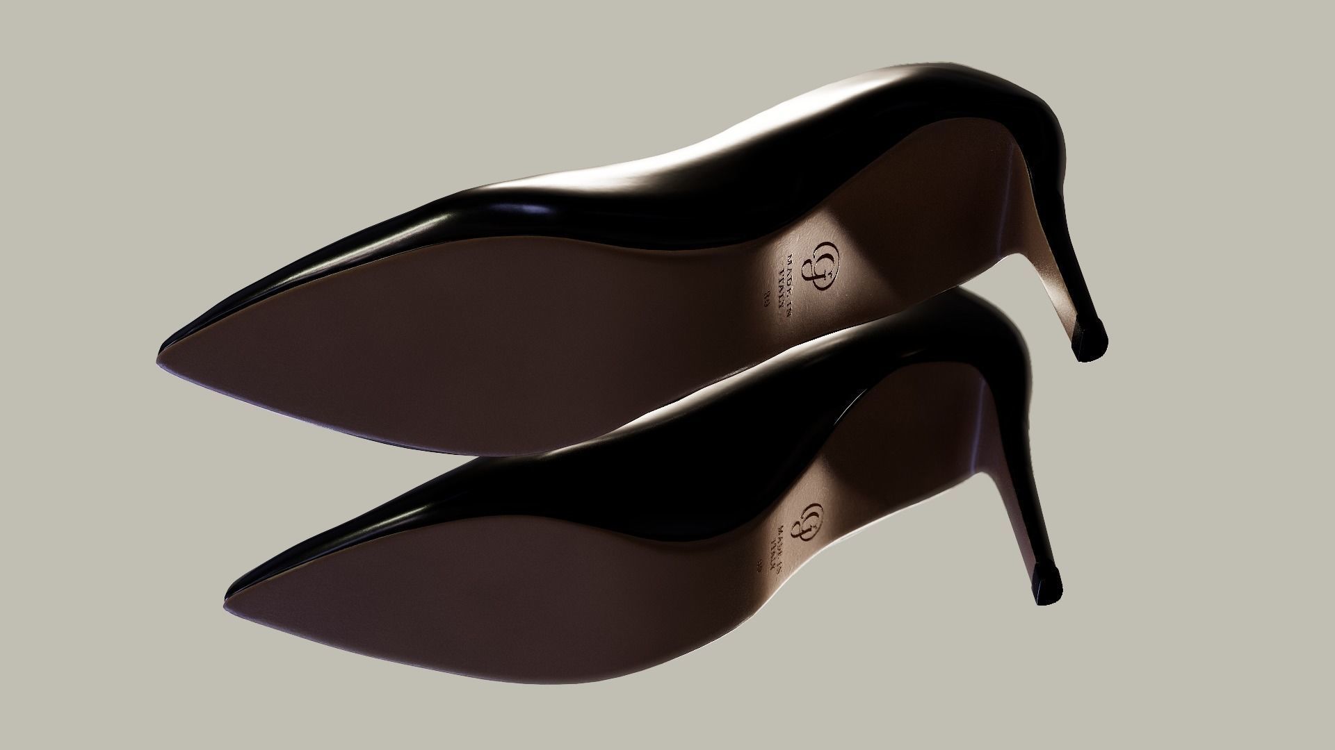 The Esatto 90mm 3D Model  Low-poly 3D model_9