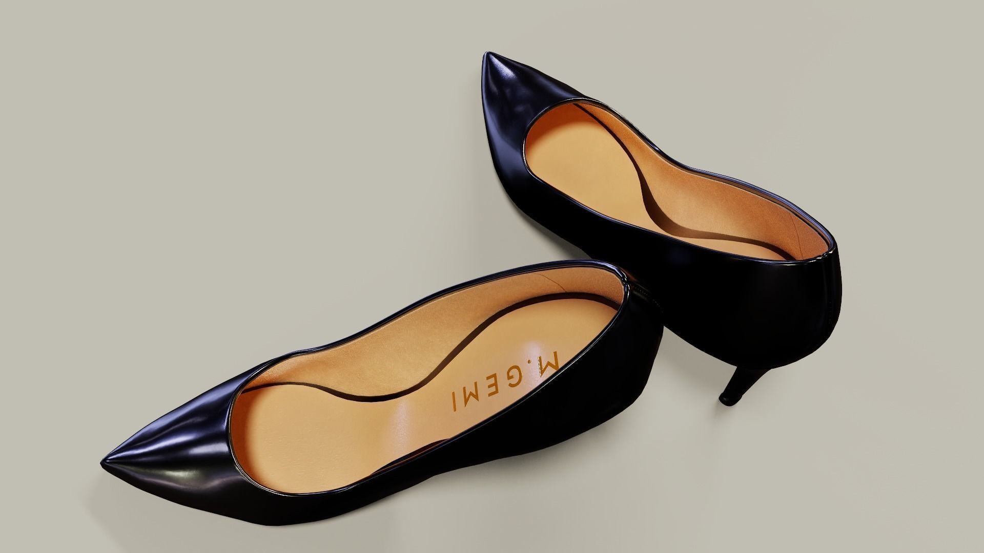 The Esatto 90mm 3D Model  Low-poly 3D model_2