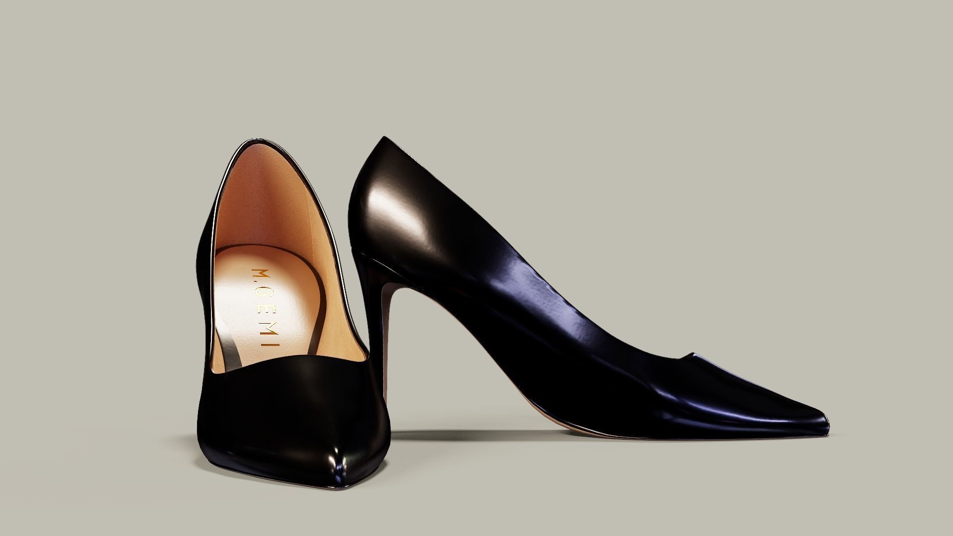 The Esatto 90mm 3D Model  Low-poly 3D model_16