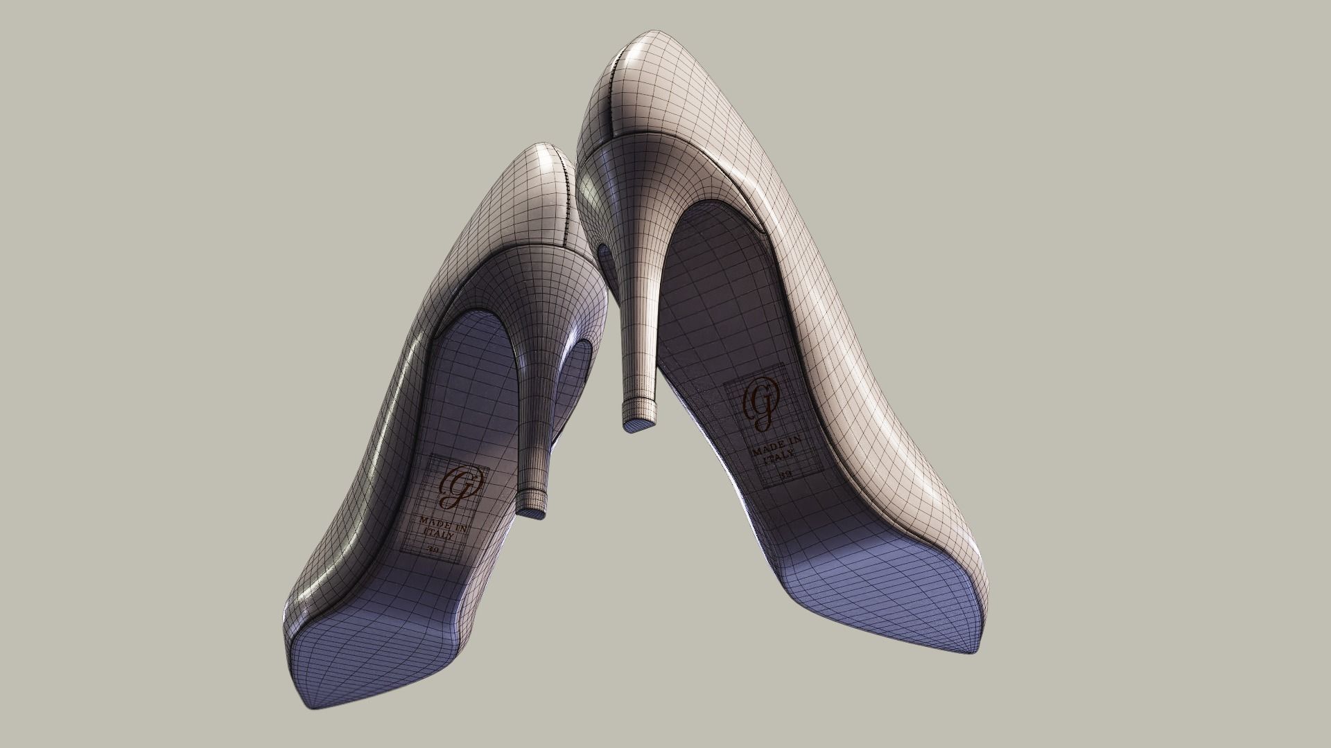 The Esatto 90mm 3D Model  Low-poly 3D model_29