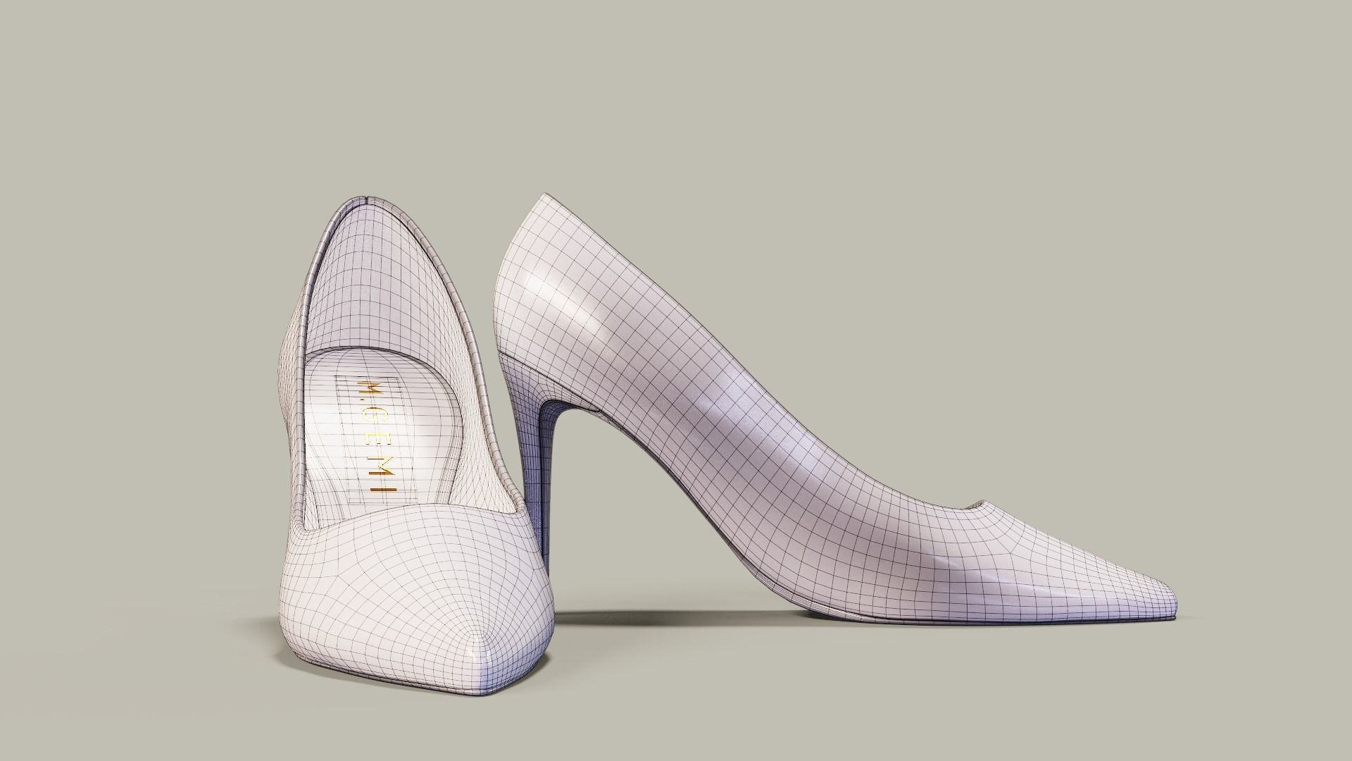 The Esatto 90mm 3D Model  Low-poly 3D model_26