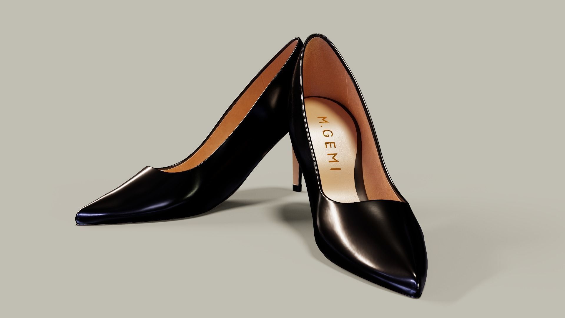 The Esatto 90mm 3D Model  Low-poly 3D model_11