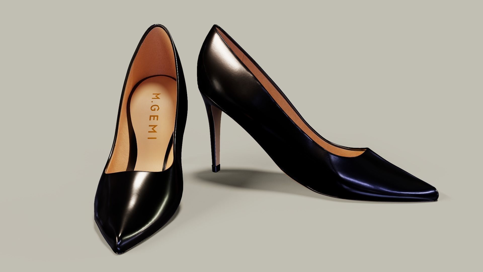 The Esatto 90mm 3D Model  Low-poly 3D model_1