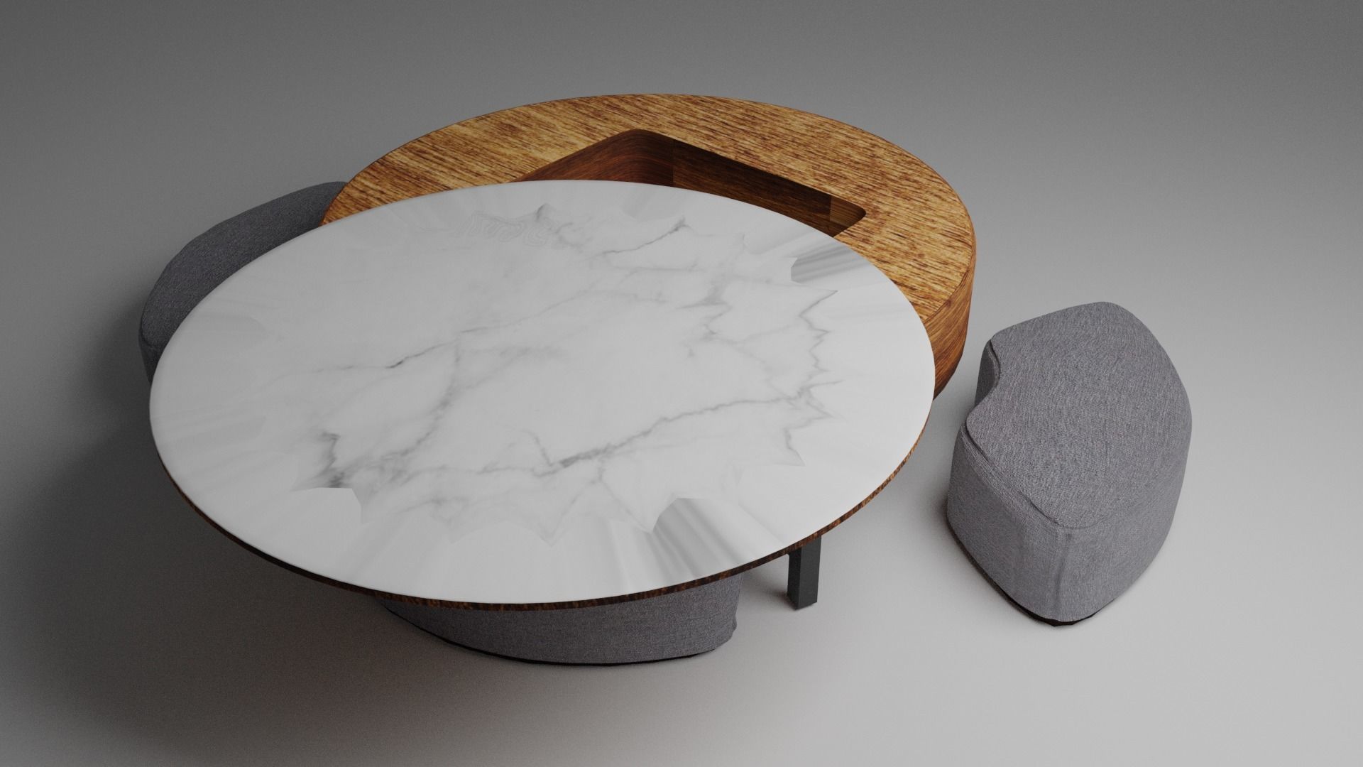 coffee table Free 3D model_1