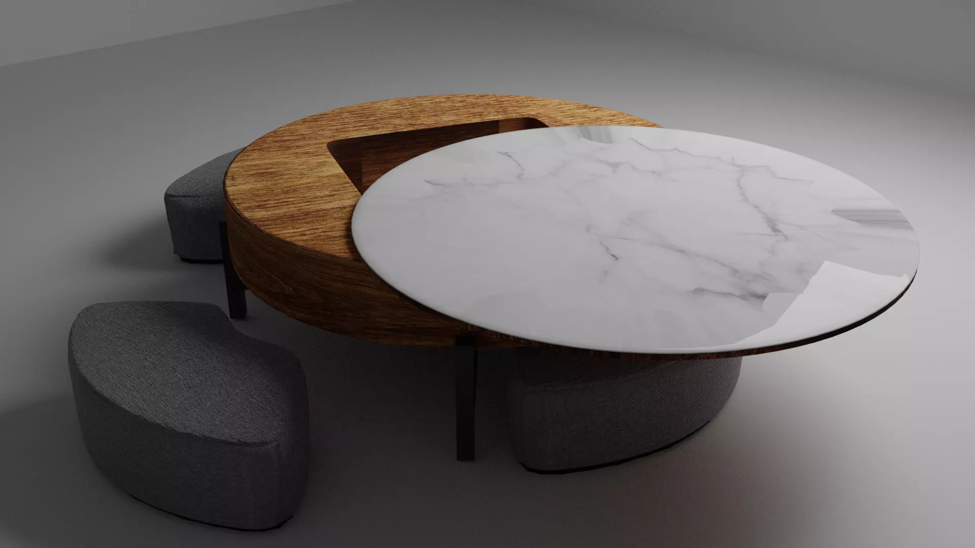coffee table Free 3D model_0