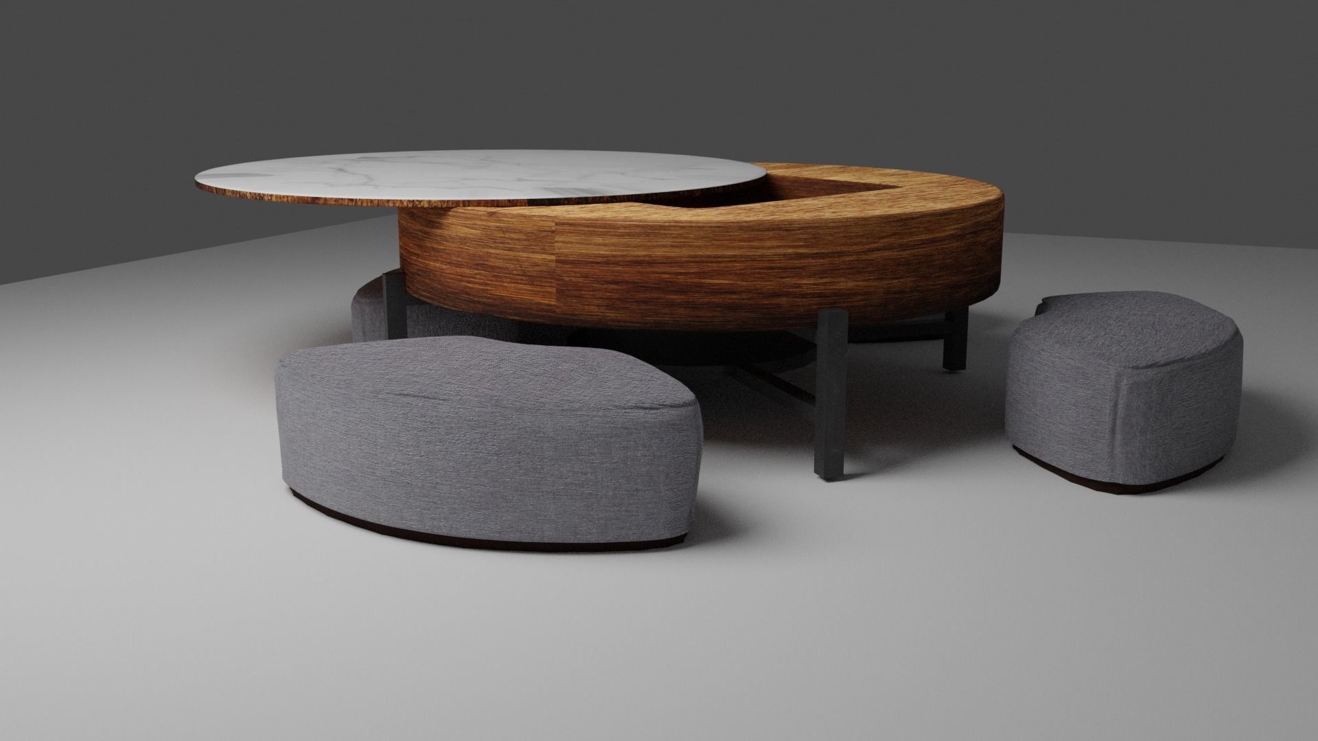 coffee table Free 3D model_3