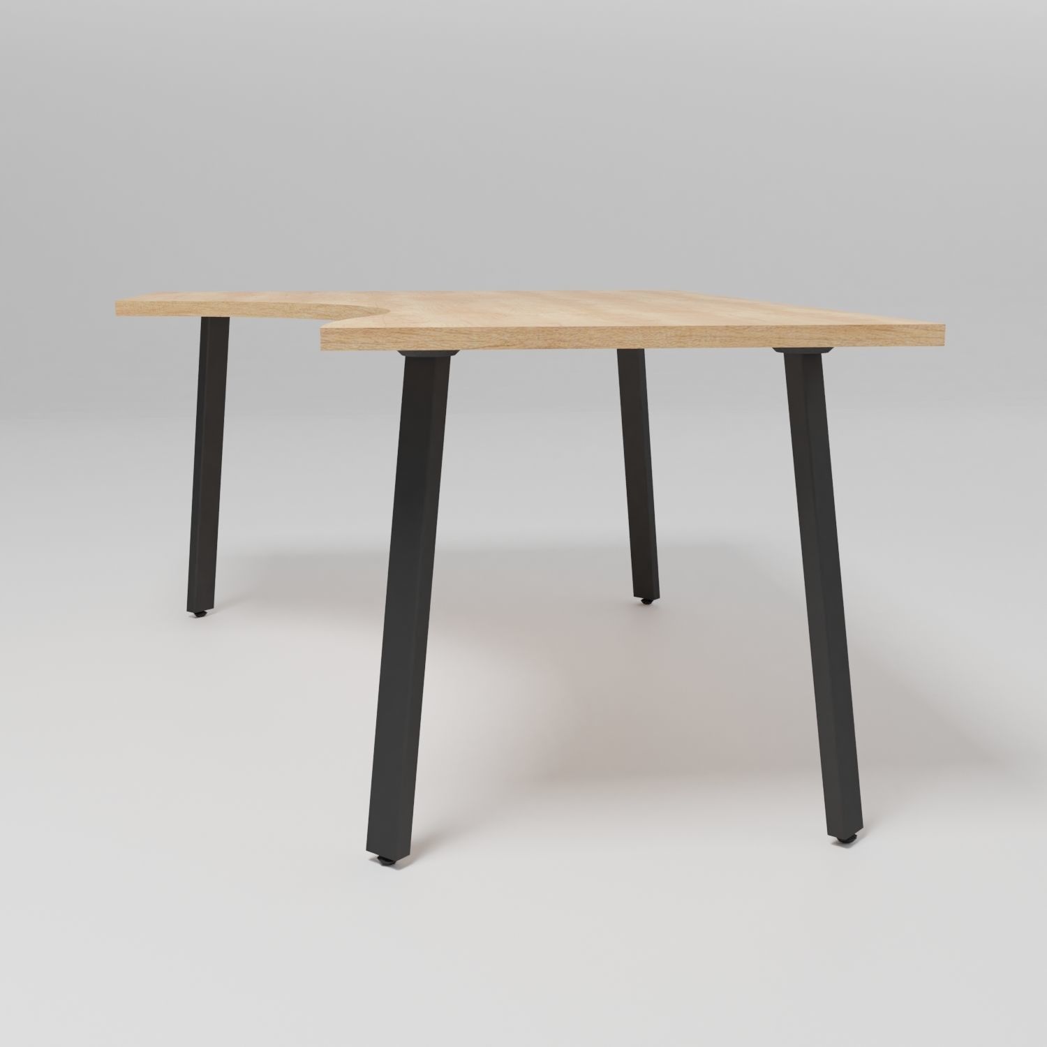 OGI A - Radial workstation desk - Free 3D model_2