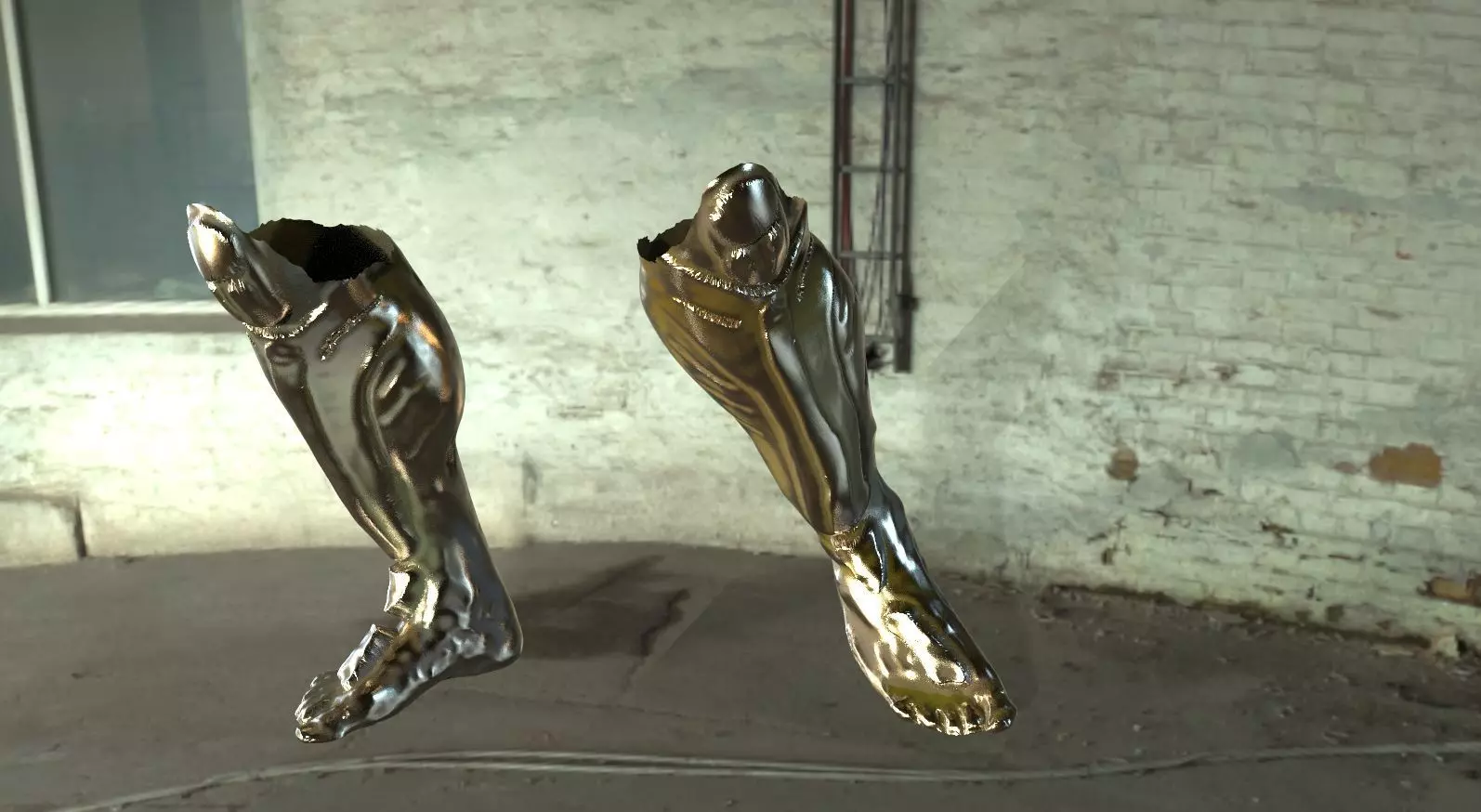 Sci-fi Boots 3D model