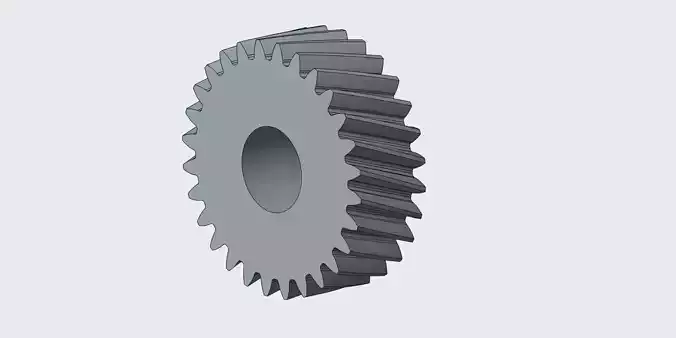 Spur gears - parametric generator