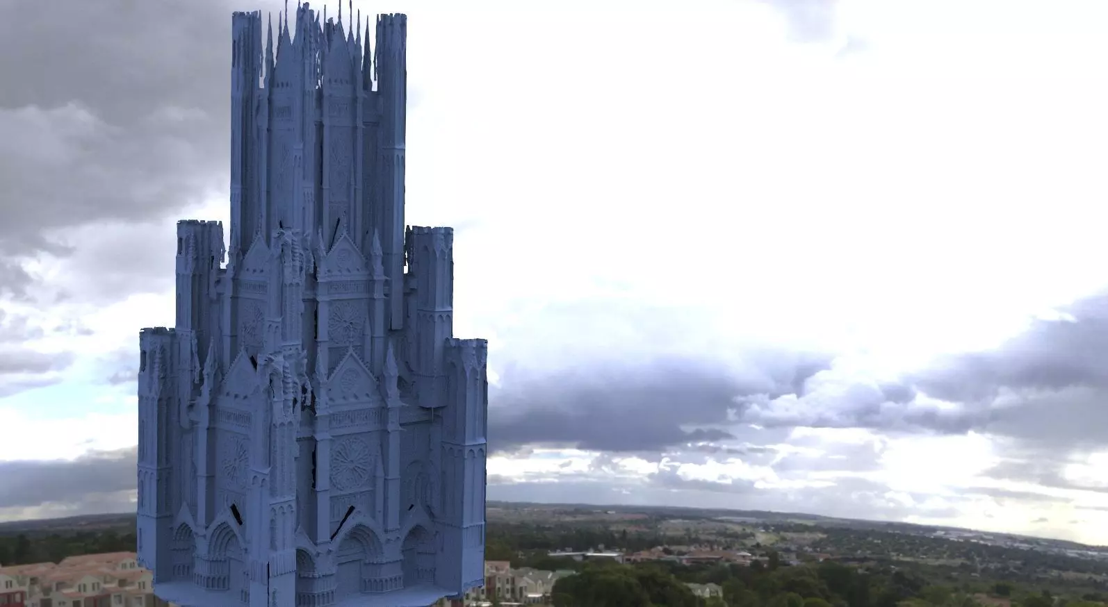 Gothic Tower Vlad 3D model