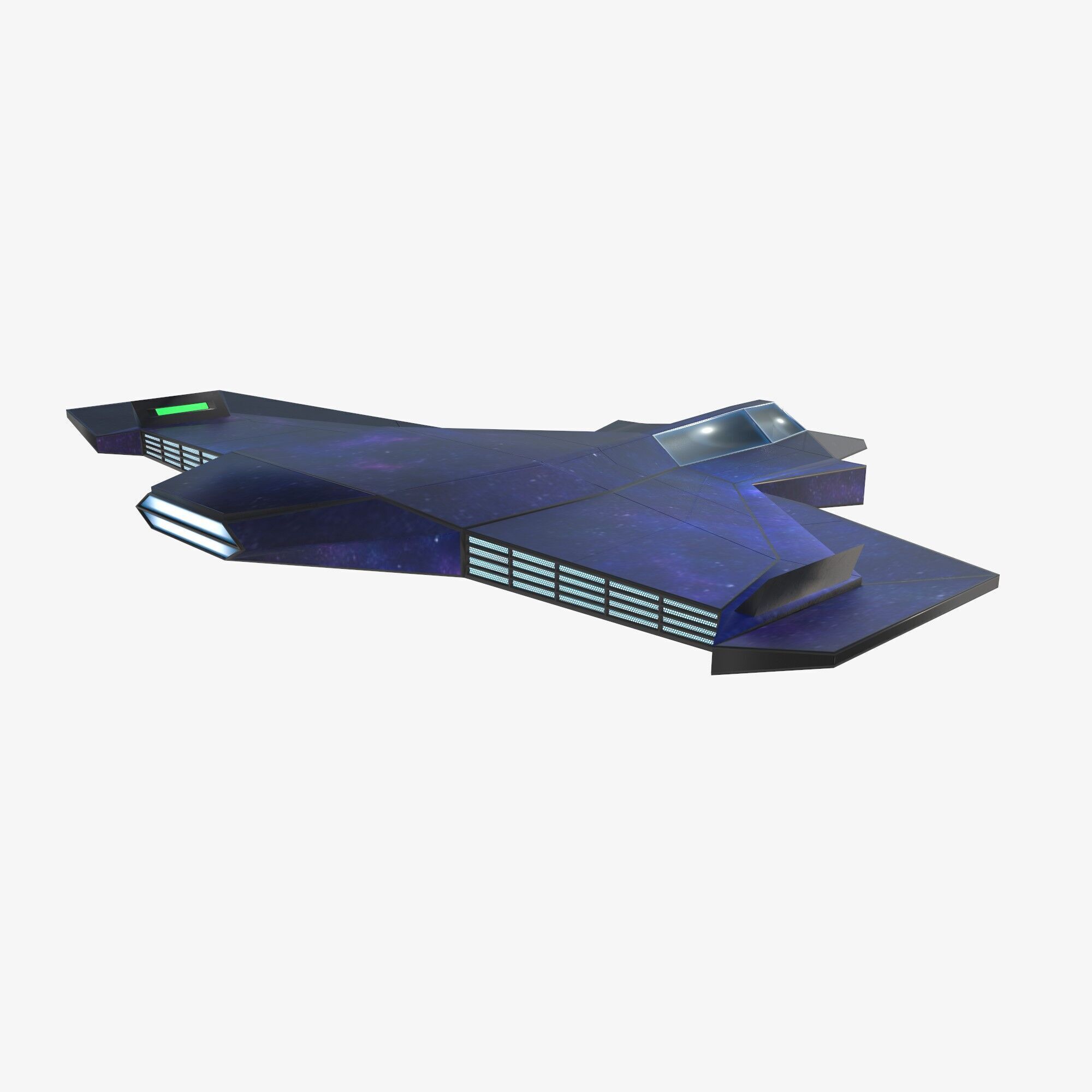 space mosquito Low-poly 3D model_13