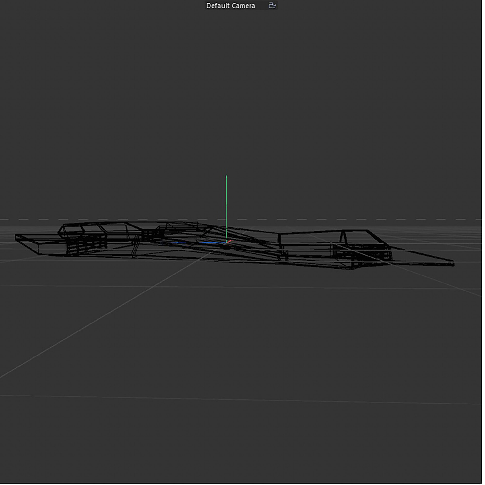 space mosquito Low-poly 3D model_19