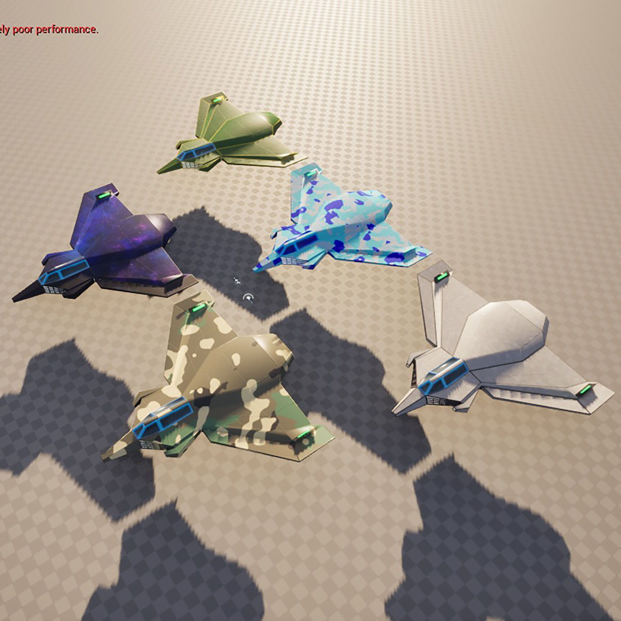 space mosquito Low-poly 3D model_17