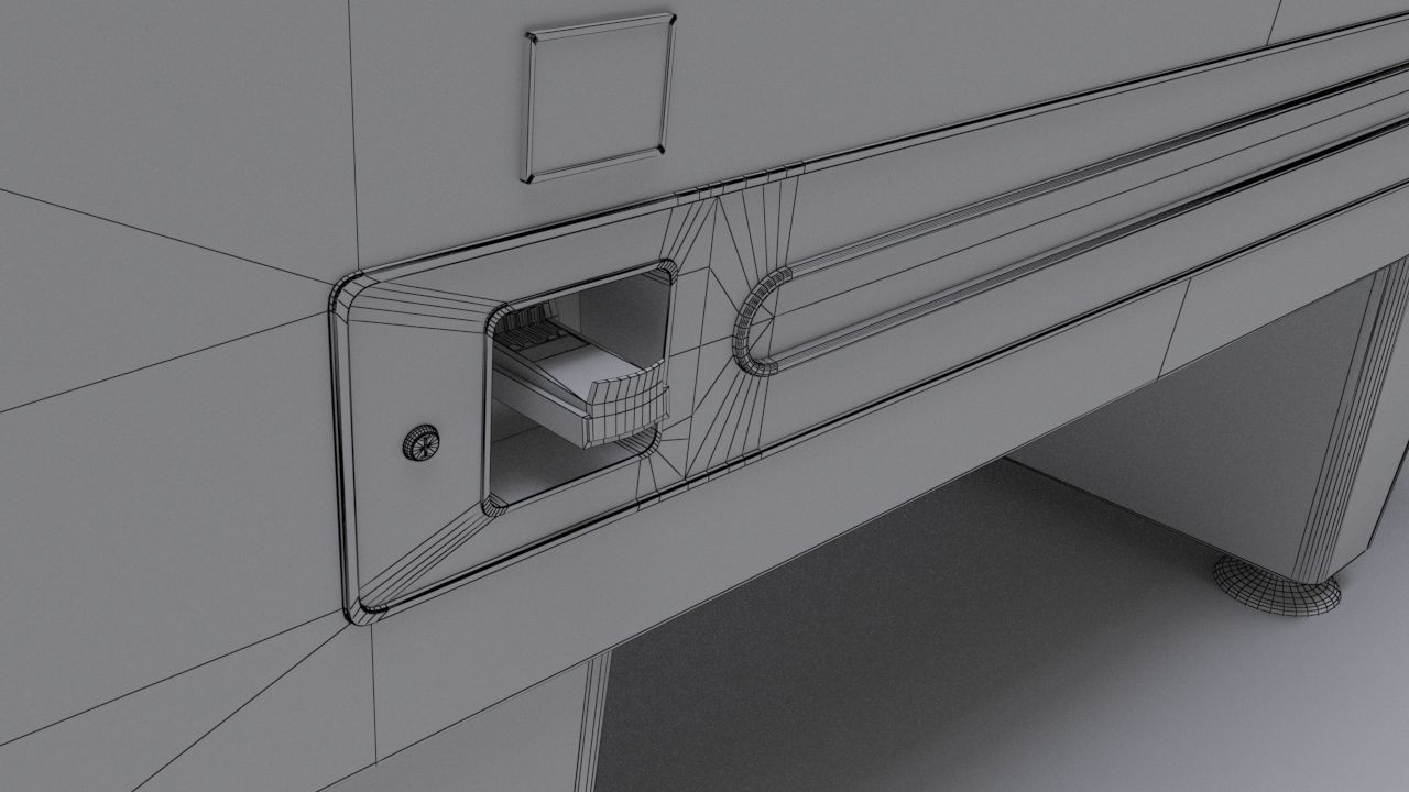 Super League Pool Table  Low-poly 3D model_13