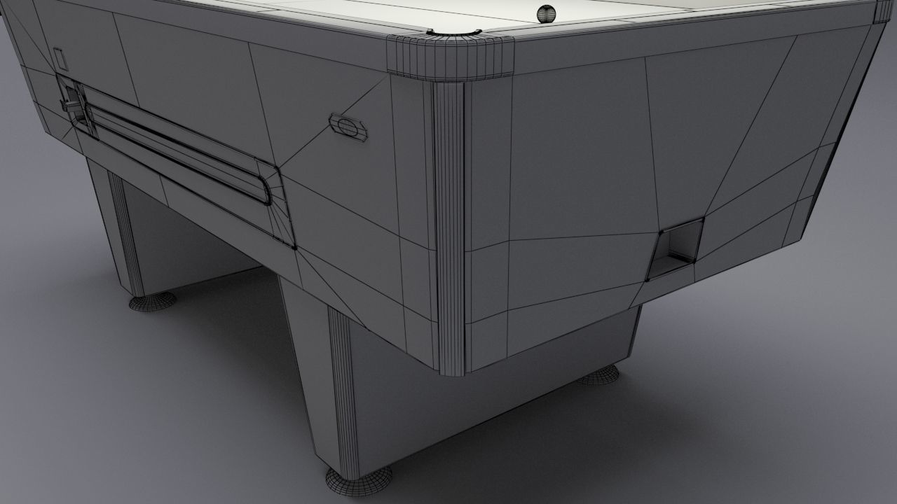 Super League Pool Table  Low-poly 3D model_11