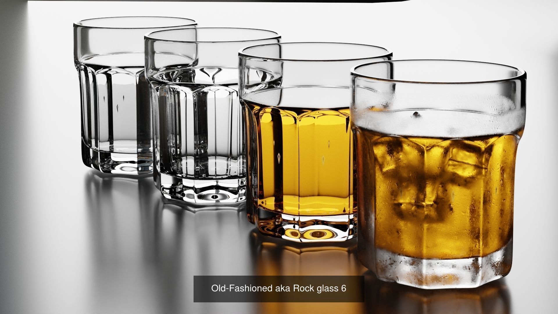 Big Fat Glass set 3D Model Collection_79