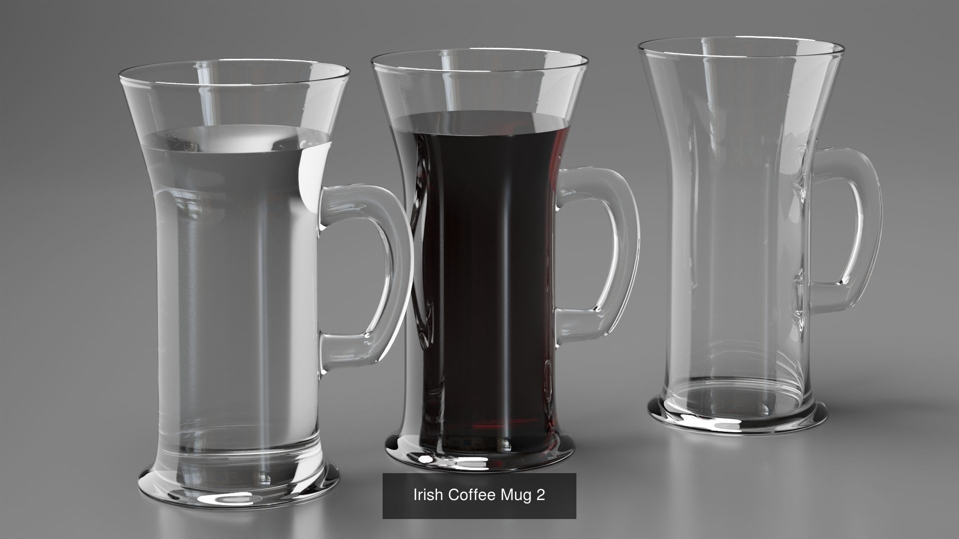 Big Fat Glass set 3D Model Collection_14