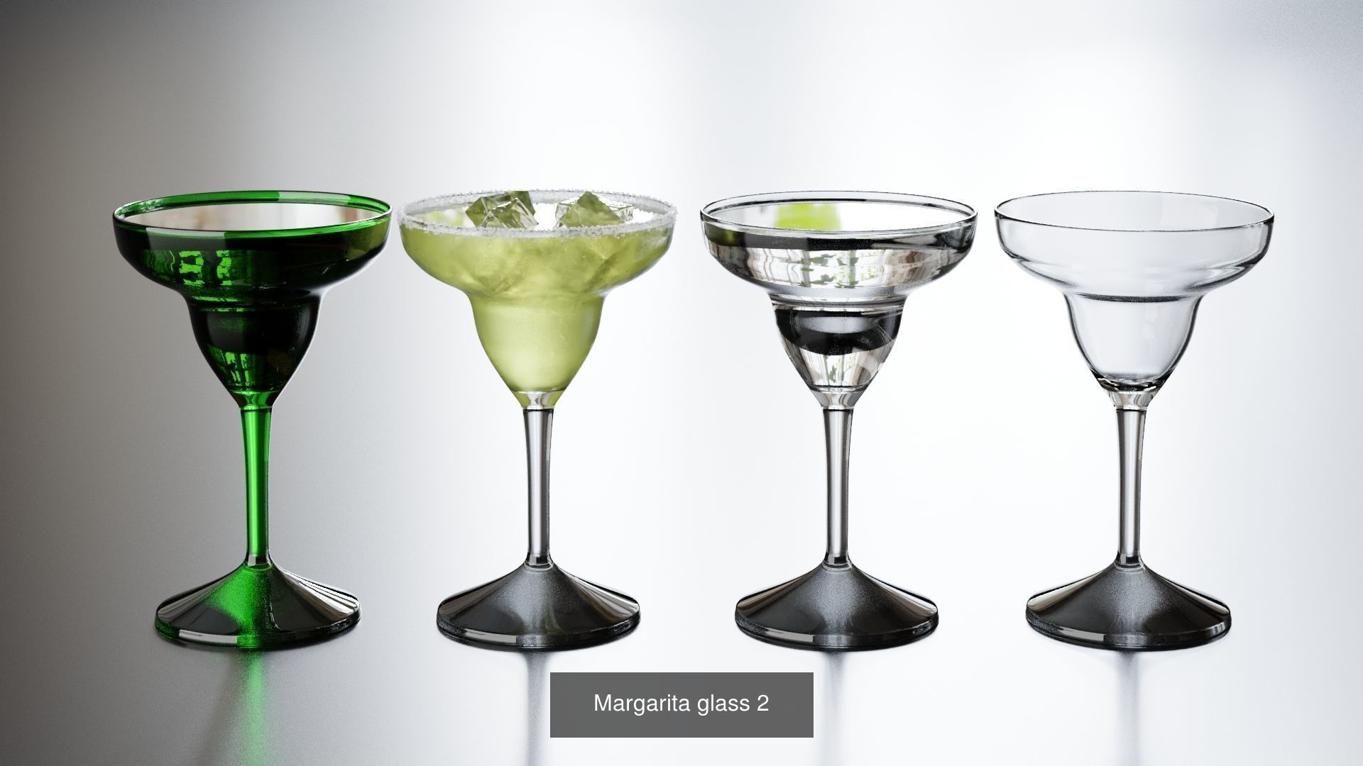 Big Fat Glass set 3D Model Collection_56