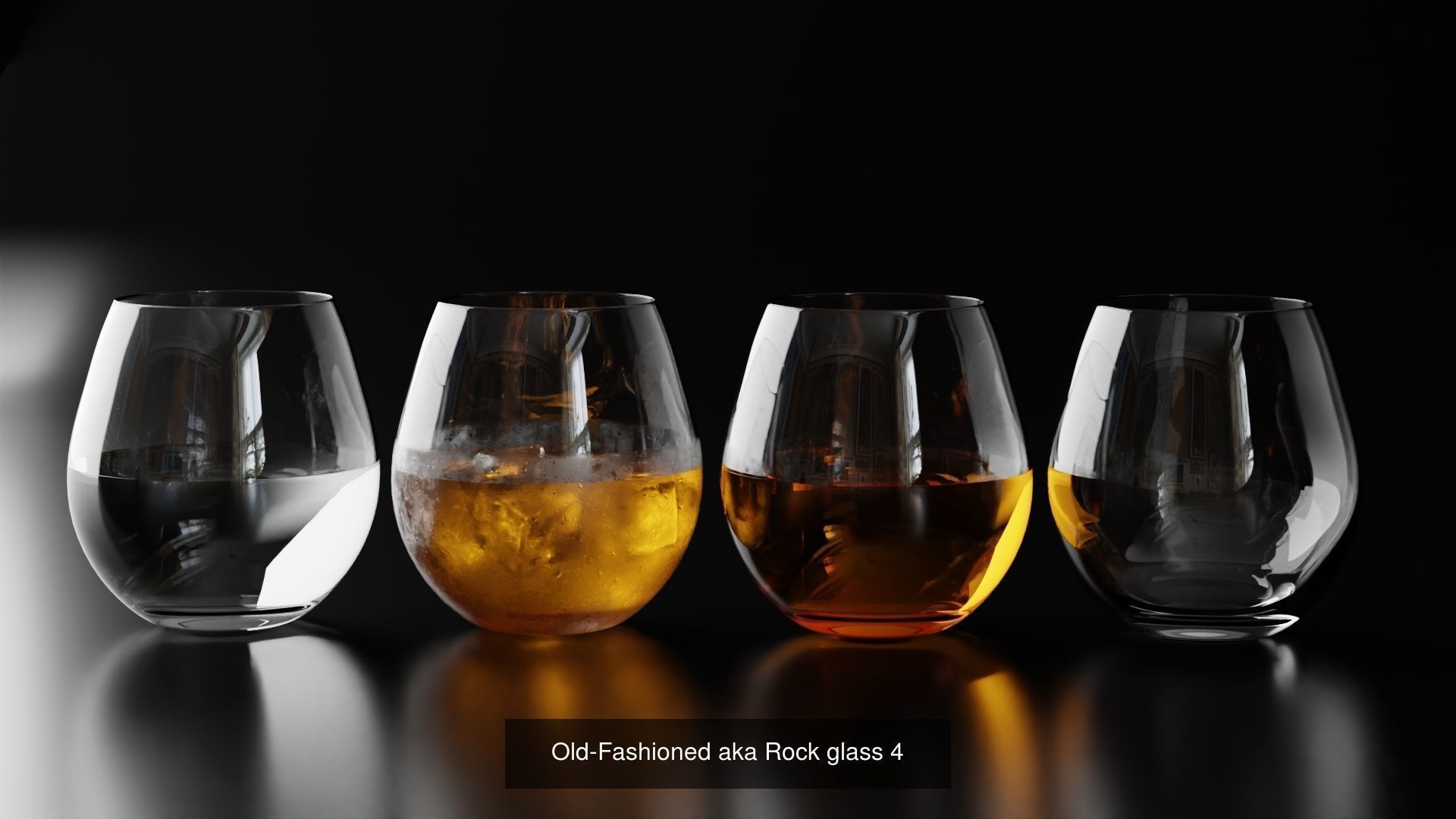 Big Fat Glass set 3D Model Collection_77