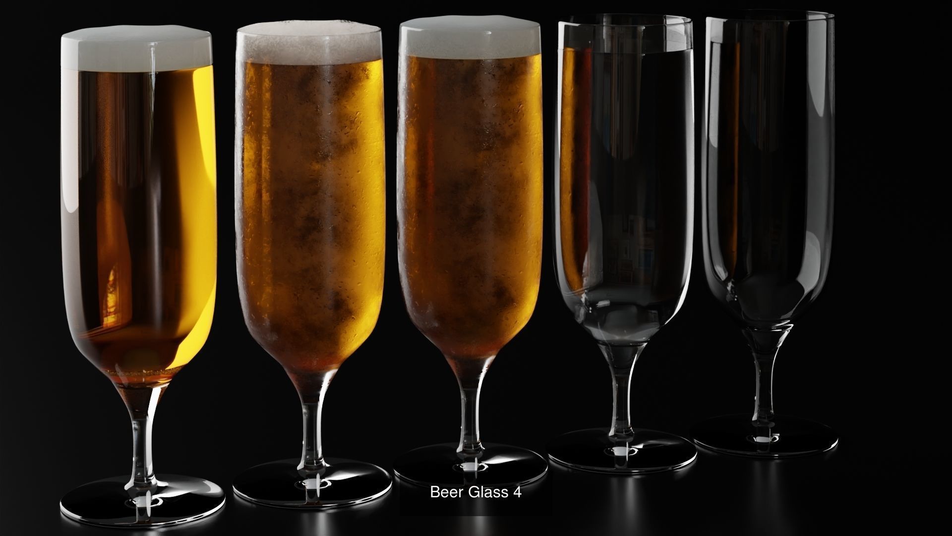 Big Fat Glass set 3D Model Collection_22