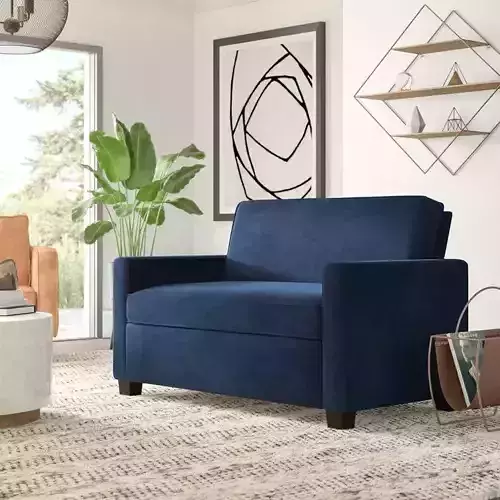 Menzie Arm Sofa Long Chair - 3 Colour 3D model