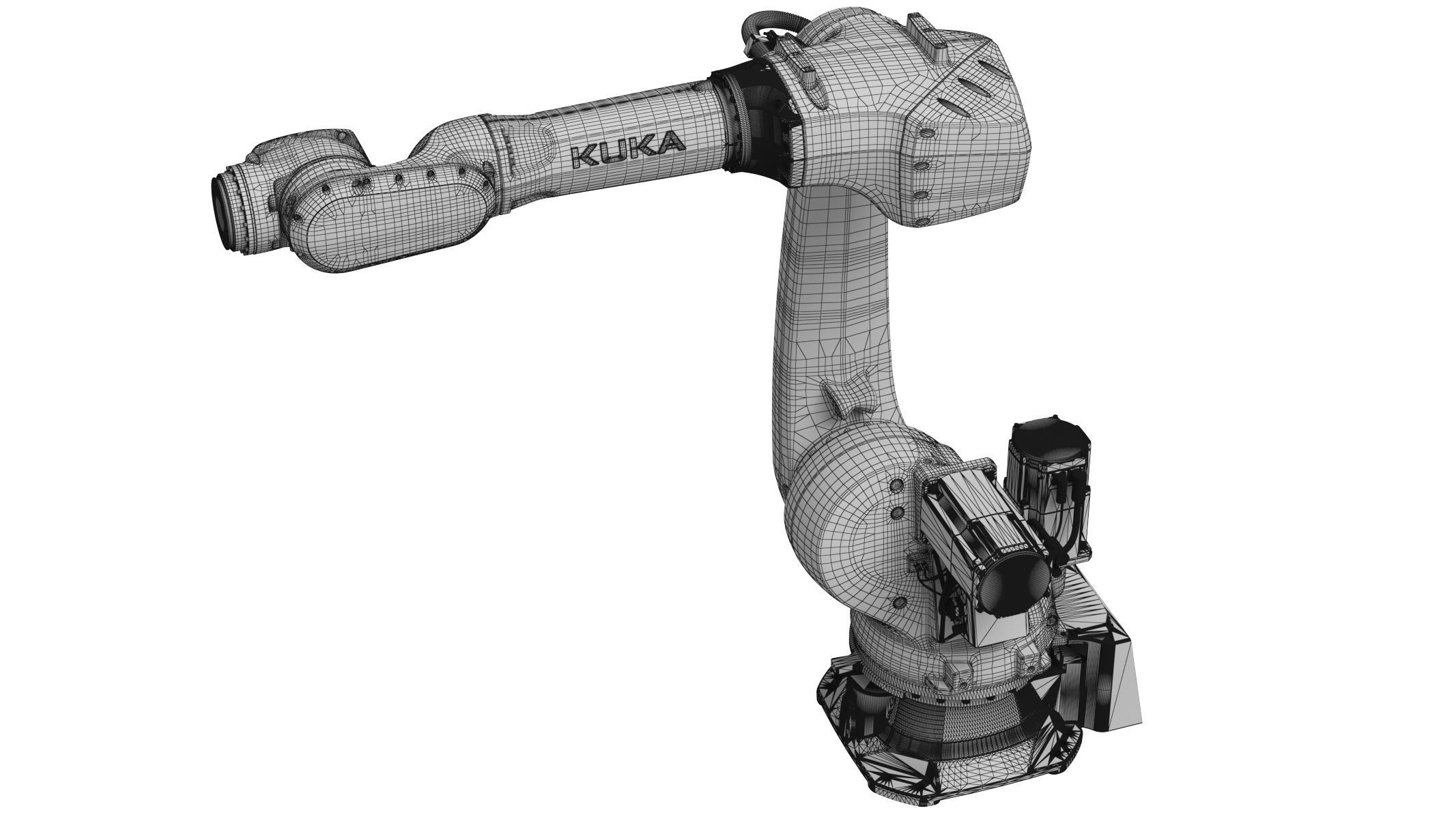 Kuka KR Iontec Industrial Robot 3D model_14