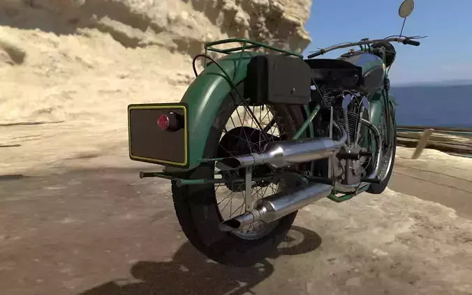 Motorcycle model BSA Y 13- 750 