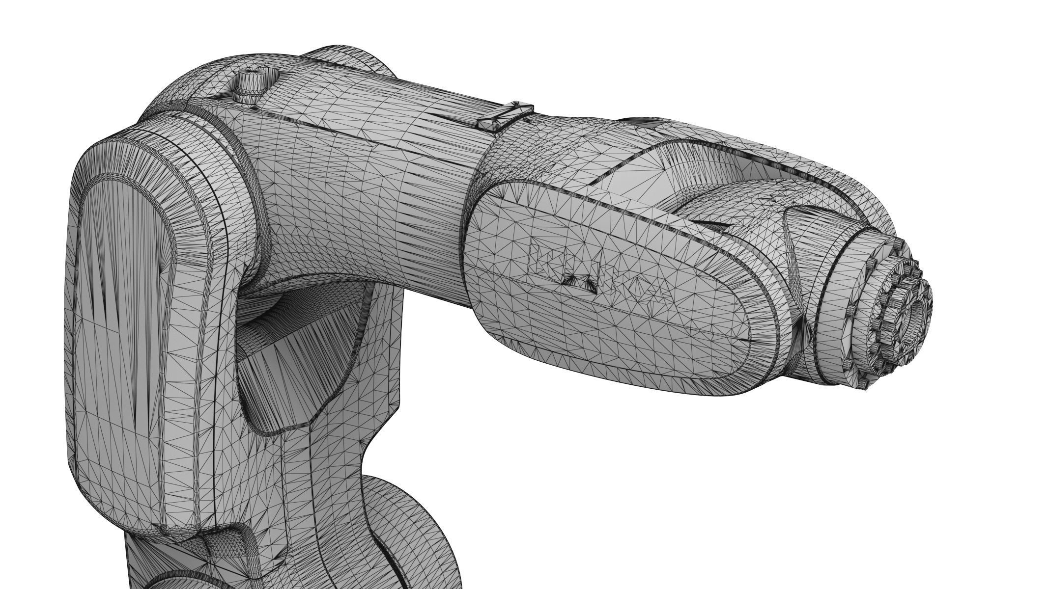 Kuka KR 4 Agilus Industrial Robot 3D model_9