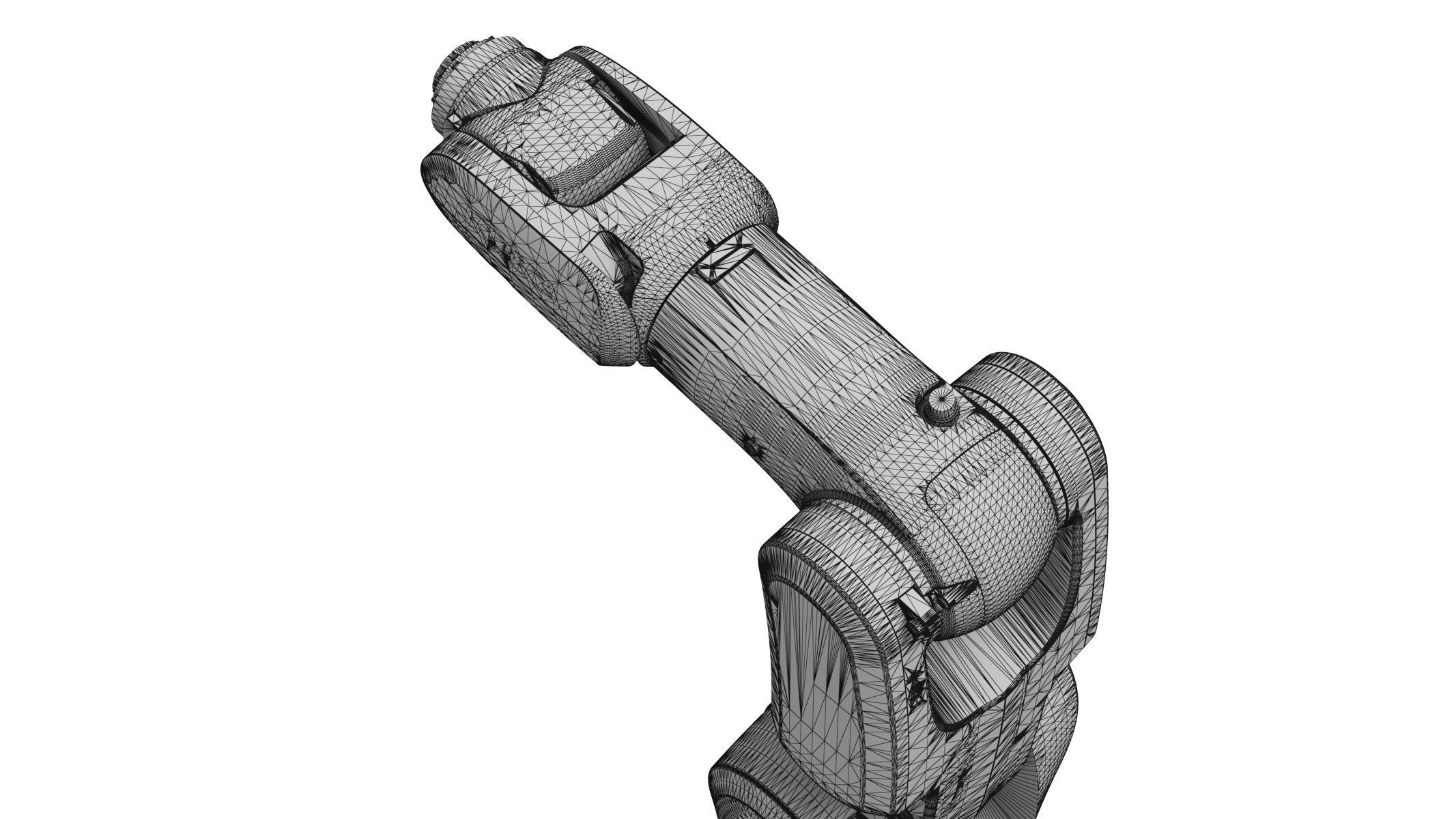 Kuka KR 4 Agilus Industrial Robot 3D model_10