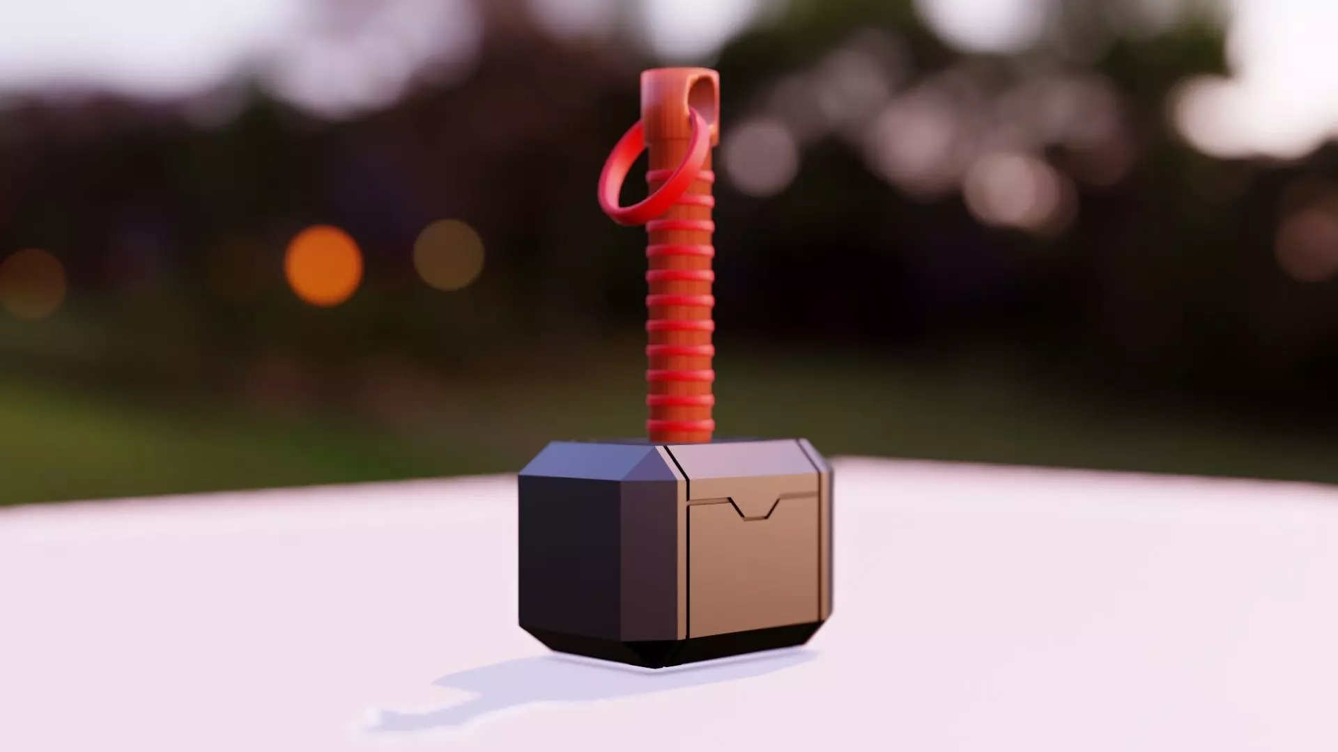 Thor Hammer free Free 3D model