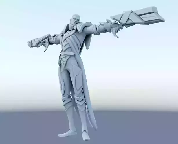 Lucian League of Legends 3D print model