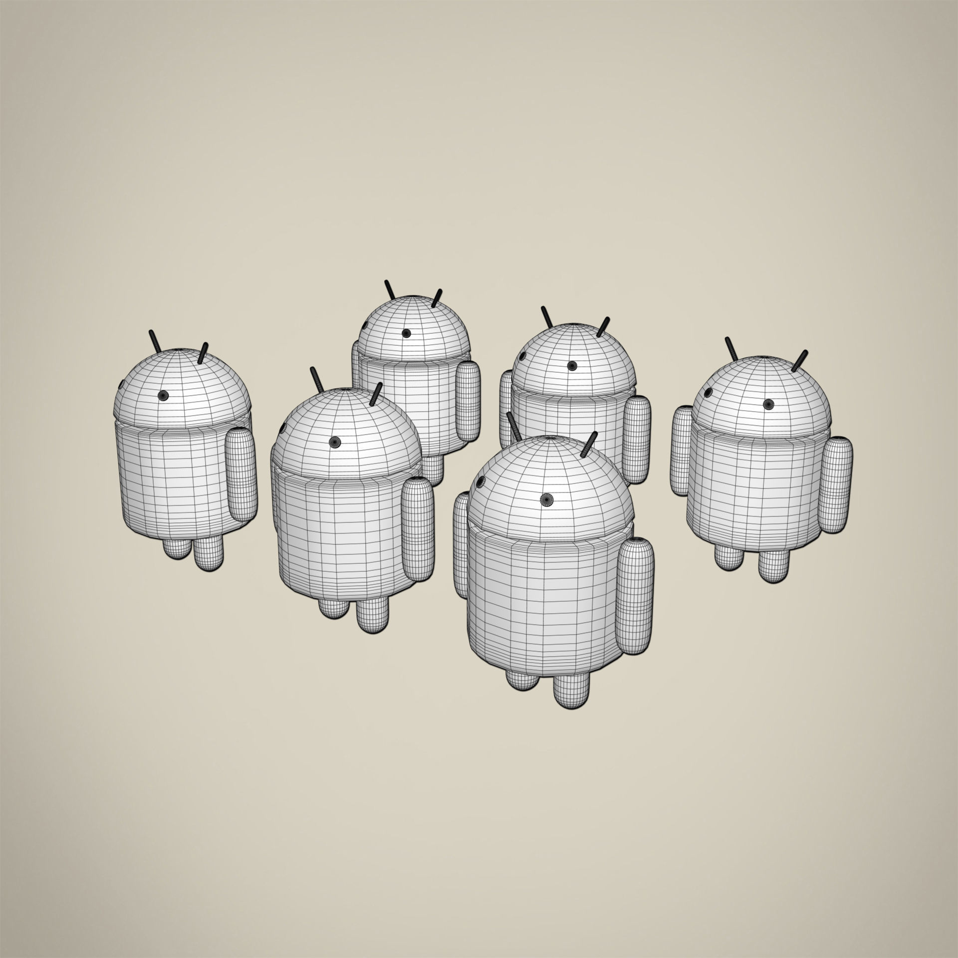 Android Set wallpapers hd 3D model_10