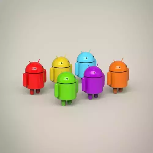 Android Set wallpapers hd 3D model Android Set wallpapers hd 3D model