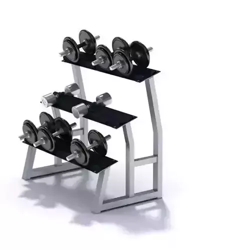Weight Set With Stand