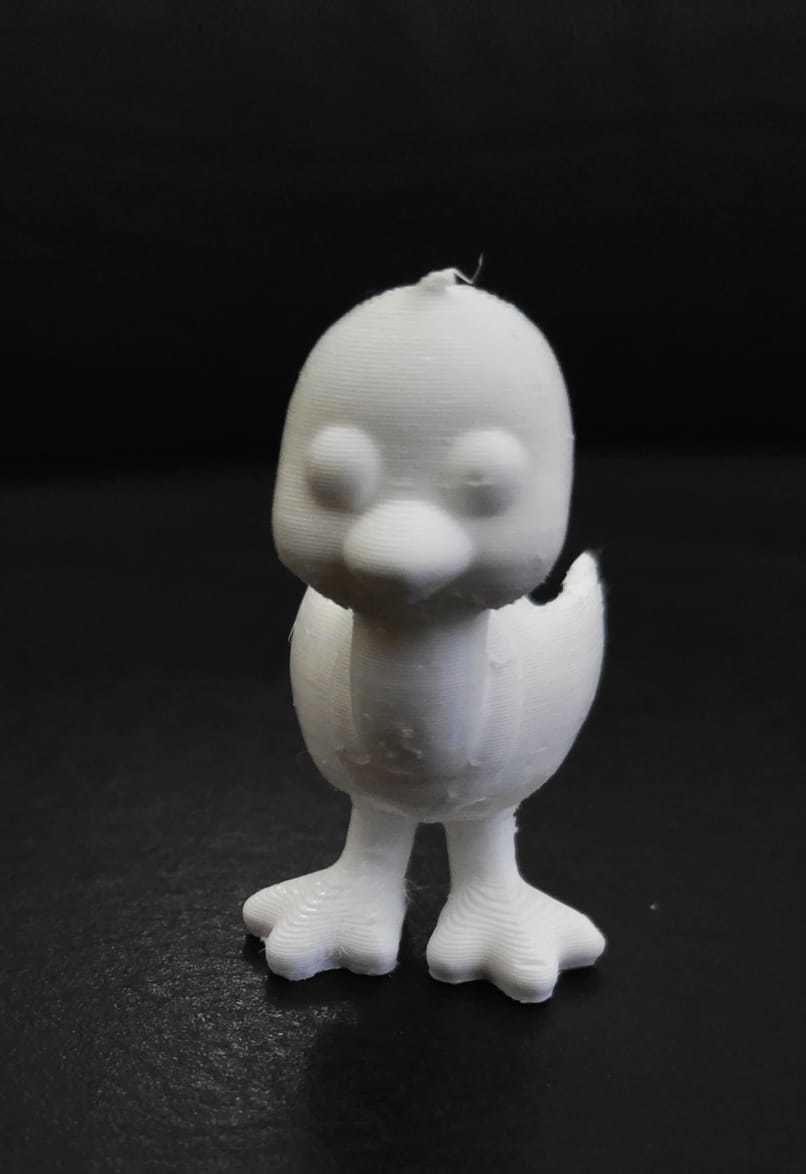 Cute Ostrich 3D print model_3