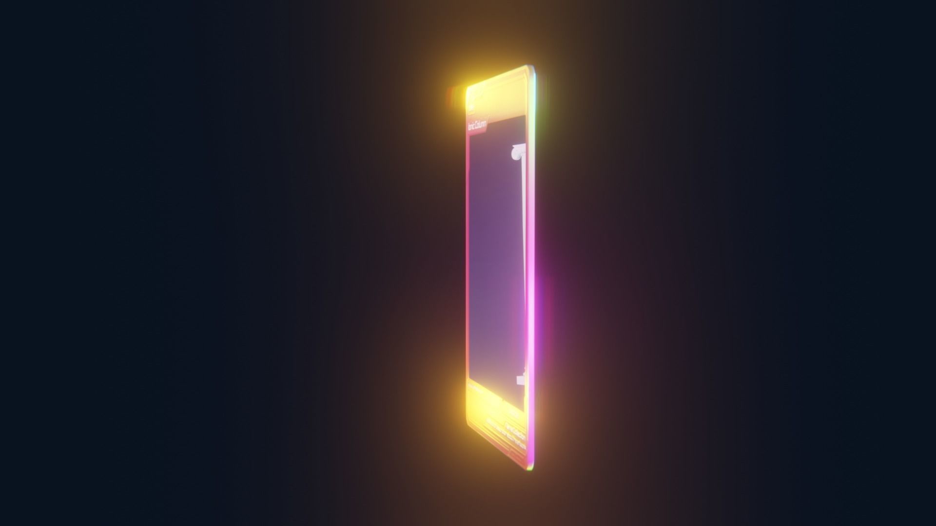 Infinite Background NFT Card Template - Animated in Blender Low-poly 3D model_6