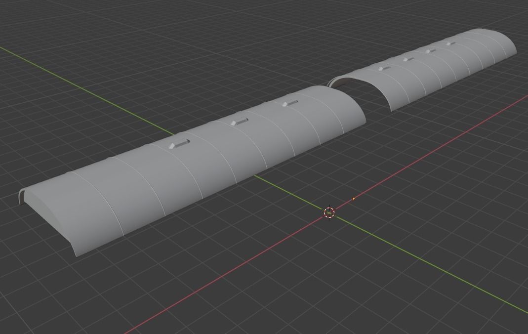 H0 1-87 scale Umbauwagen AB4yg 1st and 2nd class 3D print model_14