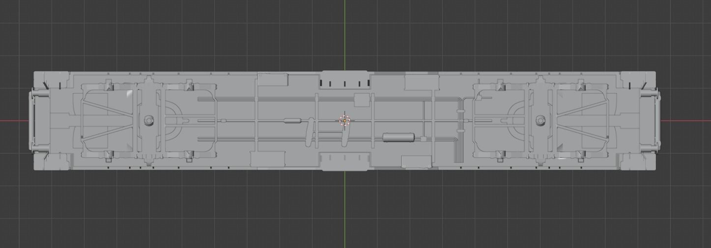 H0 1-87 scale Umbauwagen AB4yg 1st and 2nd class 3D print model_8